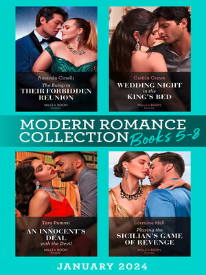 cover image of Modern Romance January 2024 Books 5-8